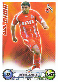 Adil Chihi 1. FC Koln 2009/10 Topps MA Bundesliga #179
